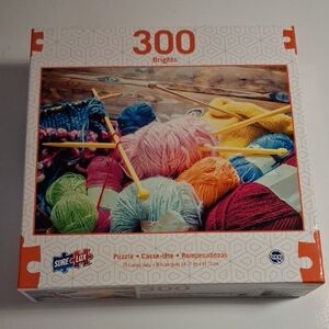 300 Brights Yarn Balls Puzzle - Colorful Craft Image